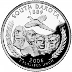 2006 50 State Quarters Coin South Dakota Proof Reverse