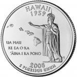2008 50 State Quarters Coin Hawaii Uncirculated Reverse