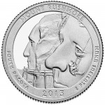 2013 America The Beautiful Quarters Coin Mount Rushmore South Dakota Proof Reverse