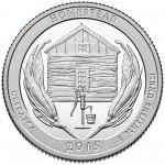 2015 America The Beautiful Quarters Coin Homestead Nebraska Proof Reverse