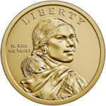 2020 Native American One Dollar Uncirculated Coin Obverse