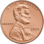 2024 Lincoln Penny Uncirculated Obverse Philadelphia