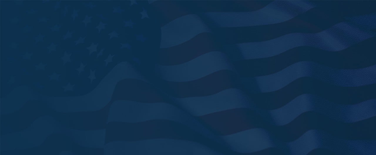 Blue American Flag Background