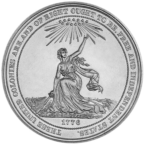1876 Centennial Medal Obverse