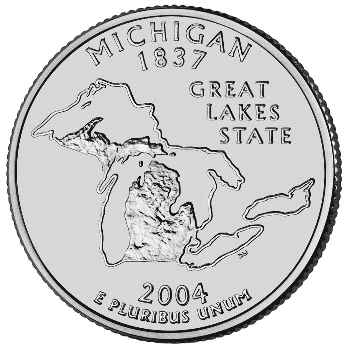 Michigan State Quarter Reverse