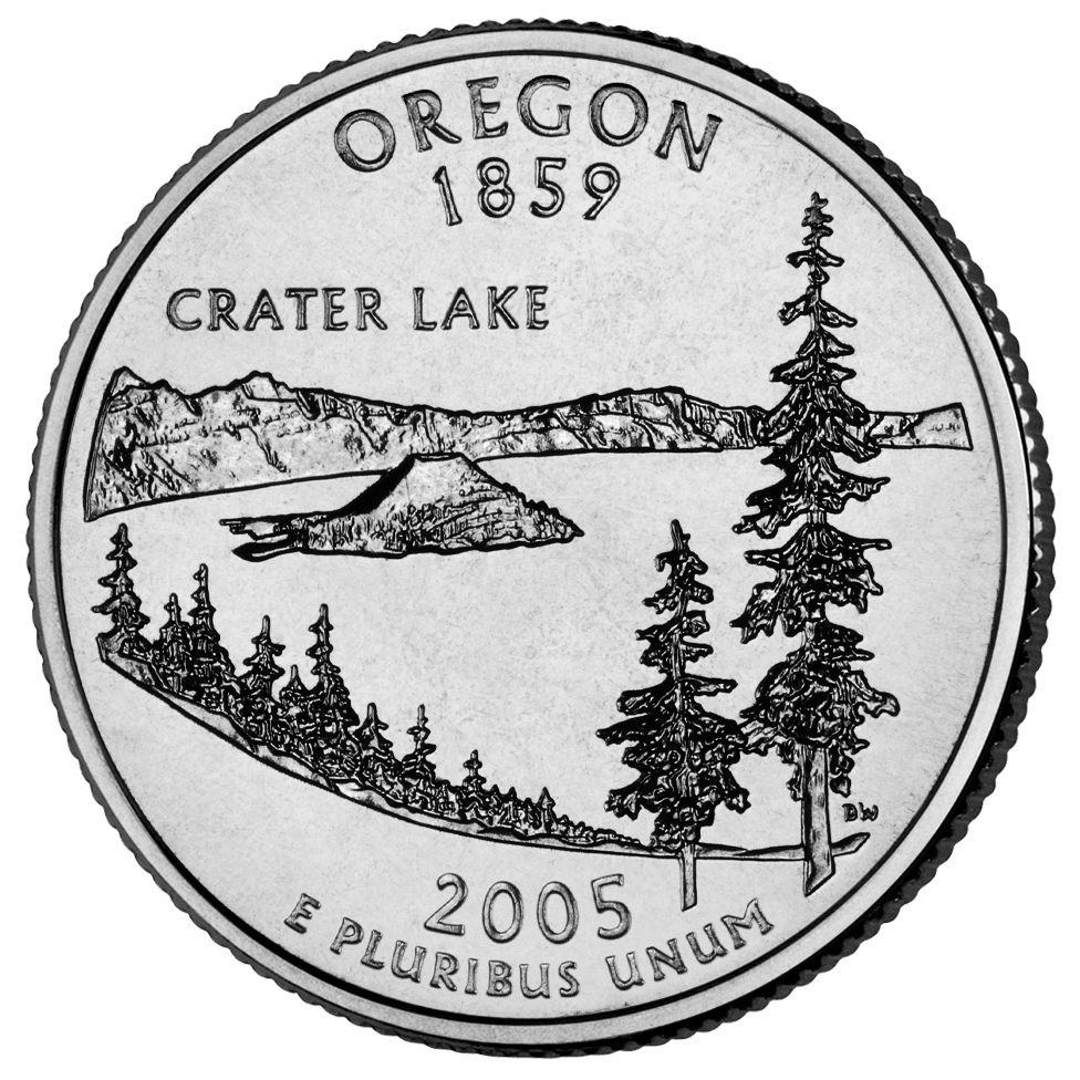 Oregon State Quarter Reverse