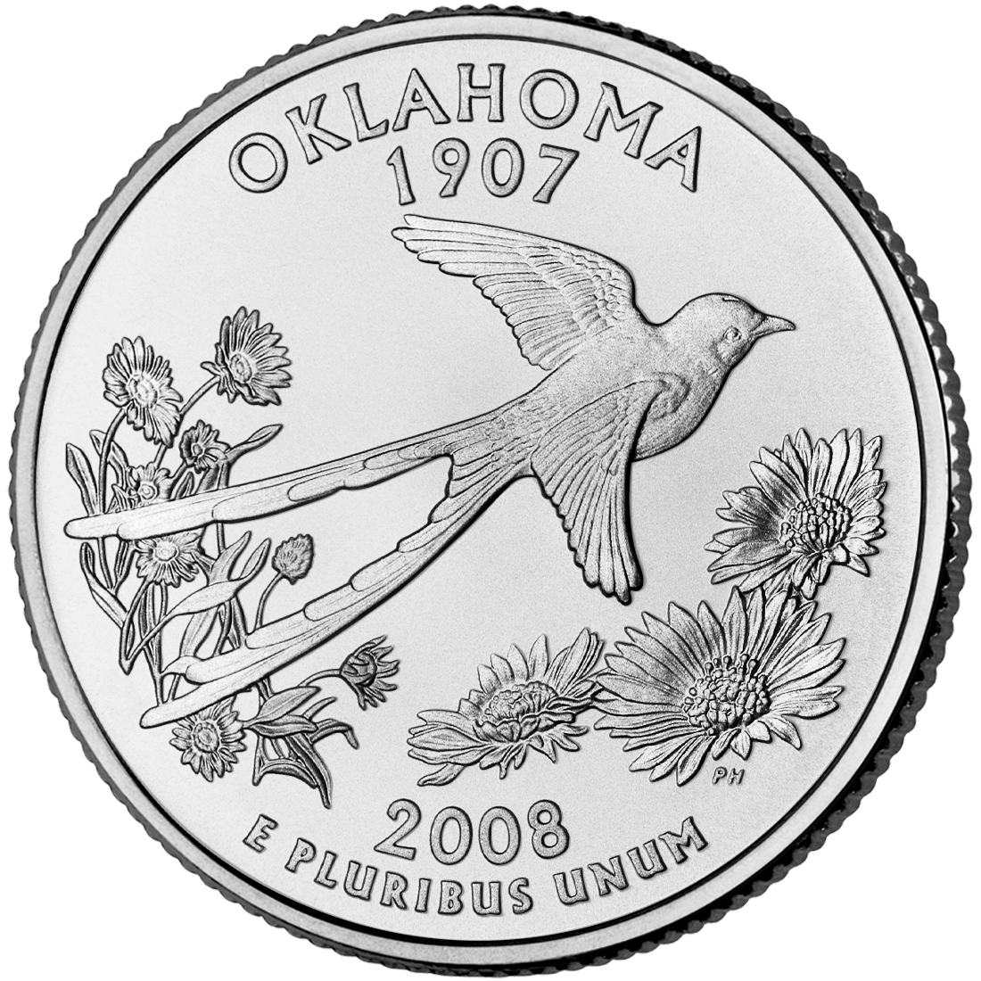 Oklahoma State Quarter Reverse