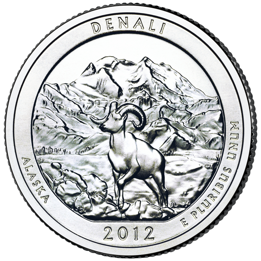 Denali National Park and Preserve Quarter Reverse
