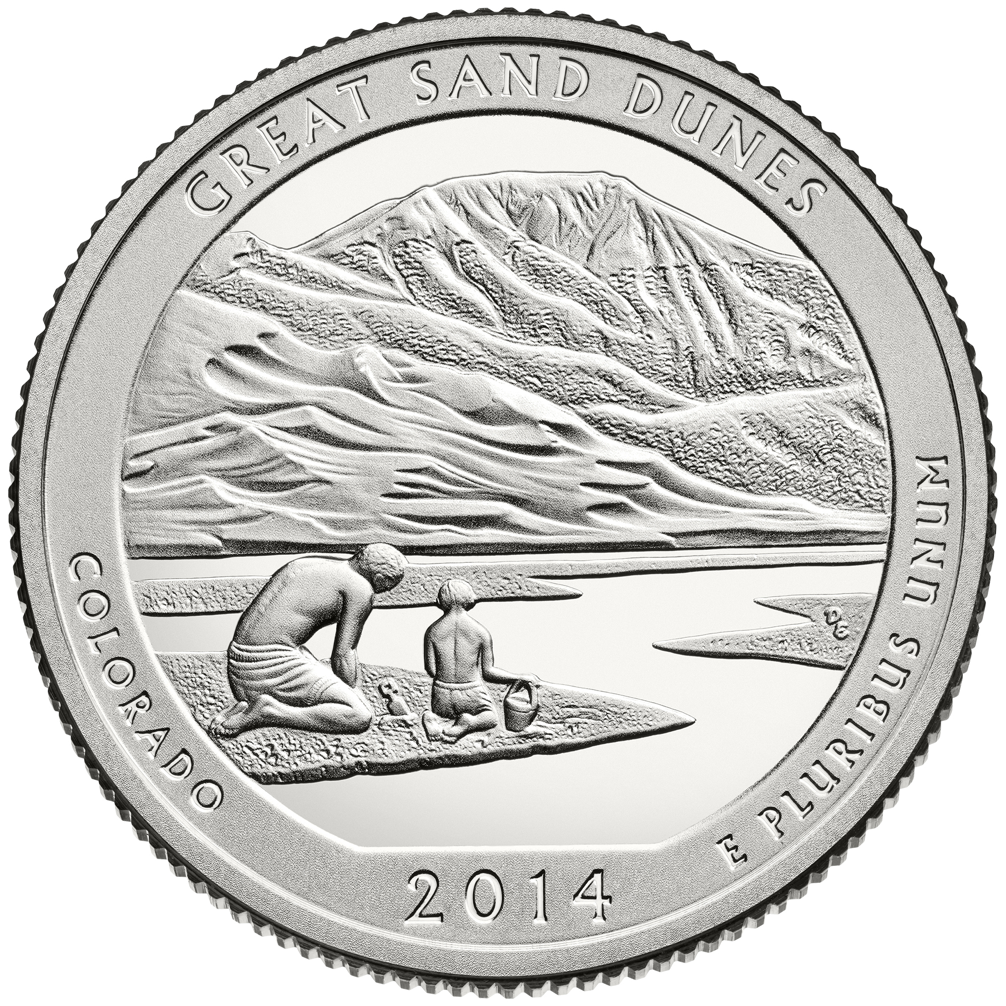 Great Sand Dunes National Park Quarter Reverse