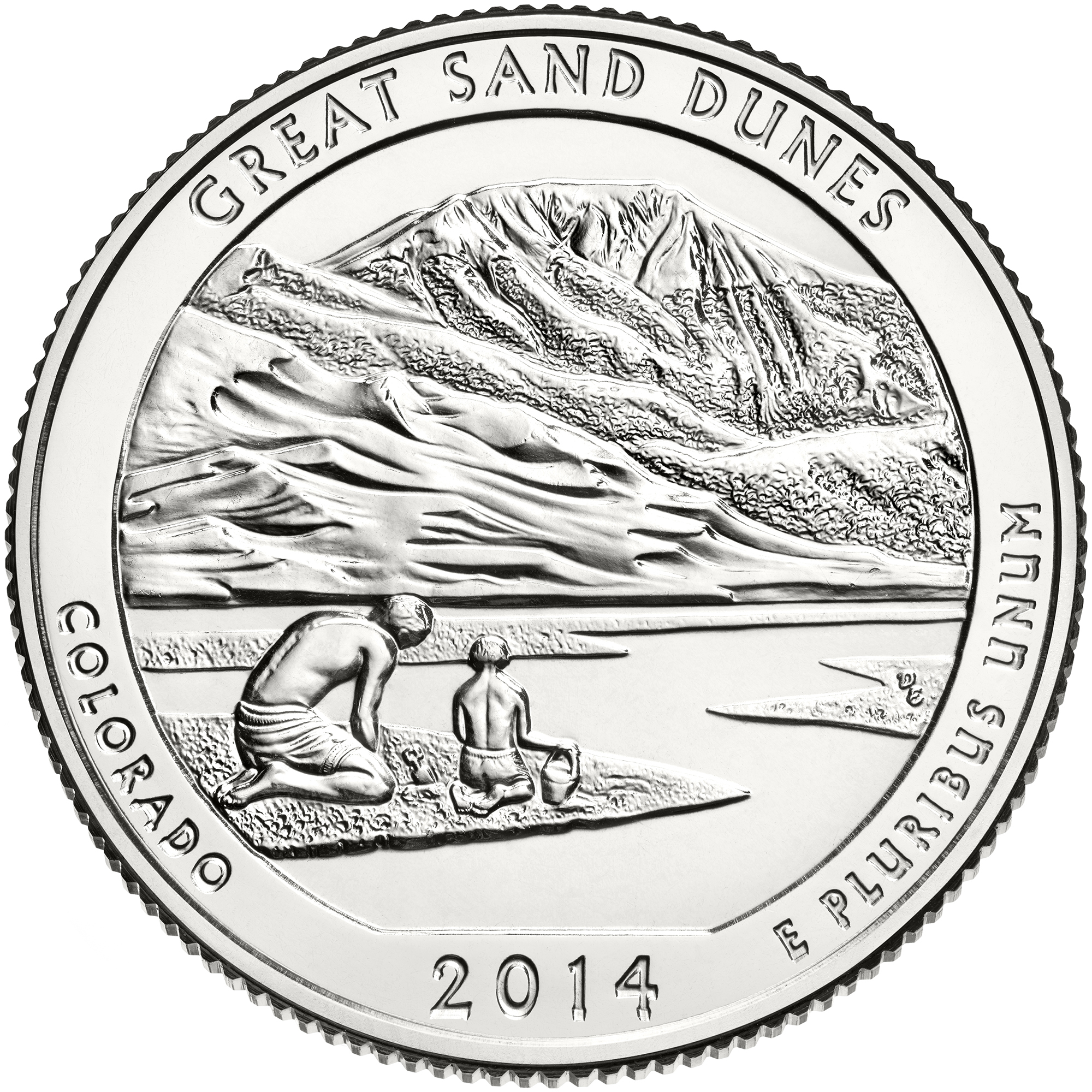 Great Sand Dunes National Park Quarter Reverse