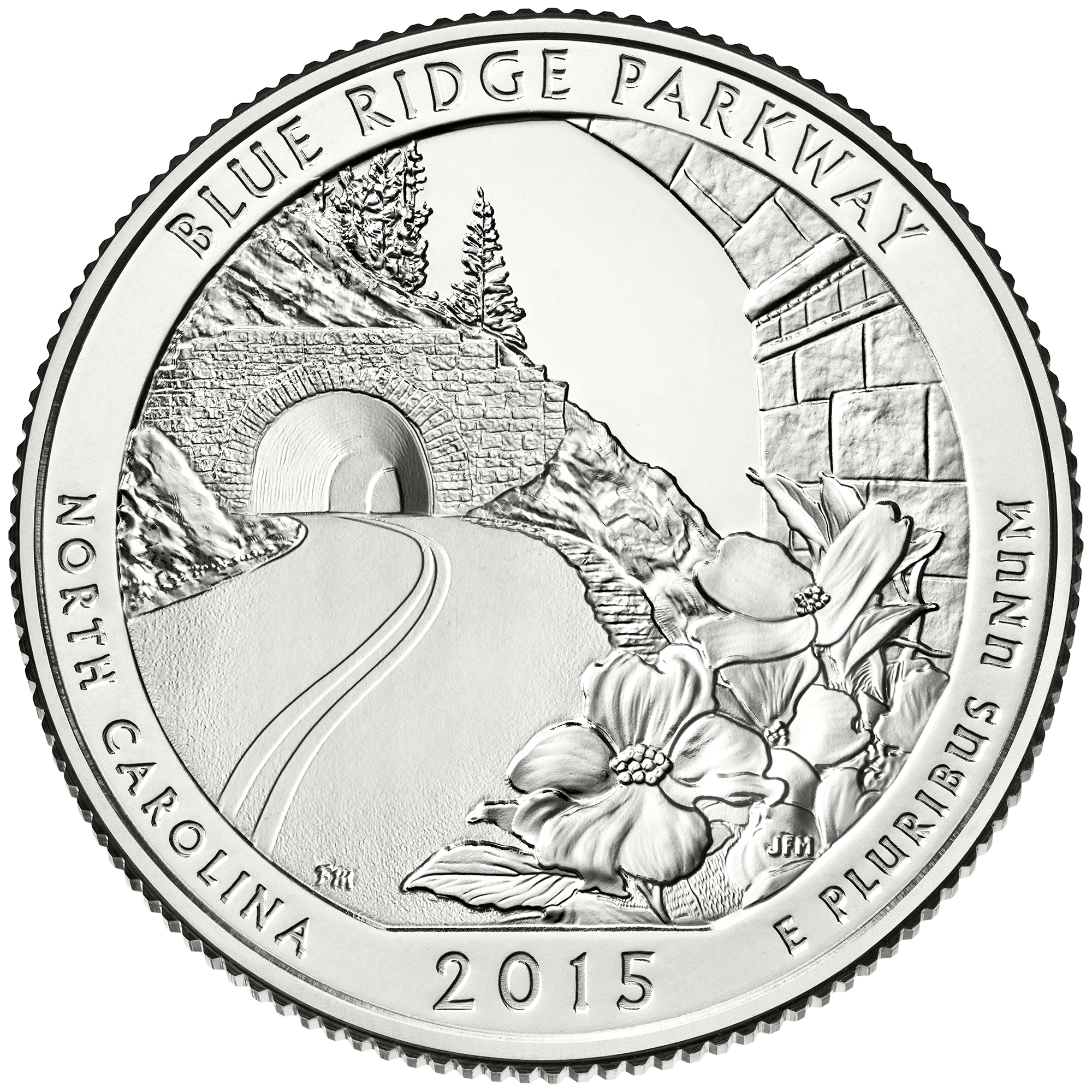 Blue Ridge Parkway Quarter Reverse
