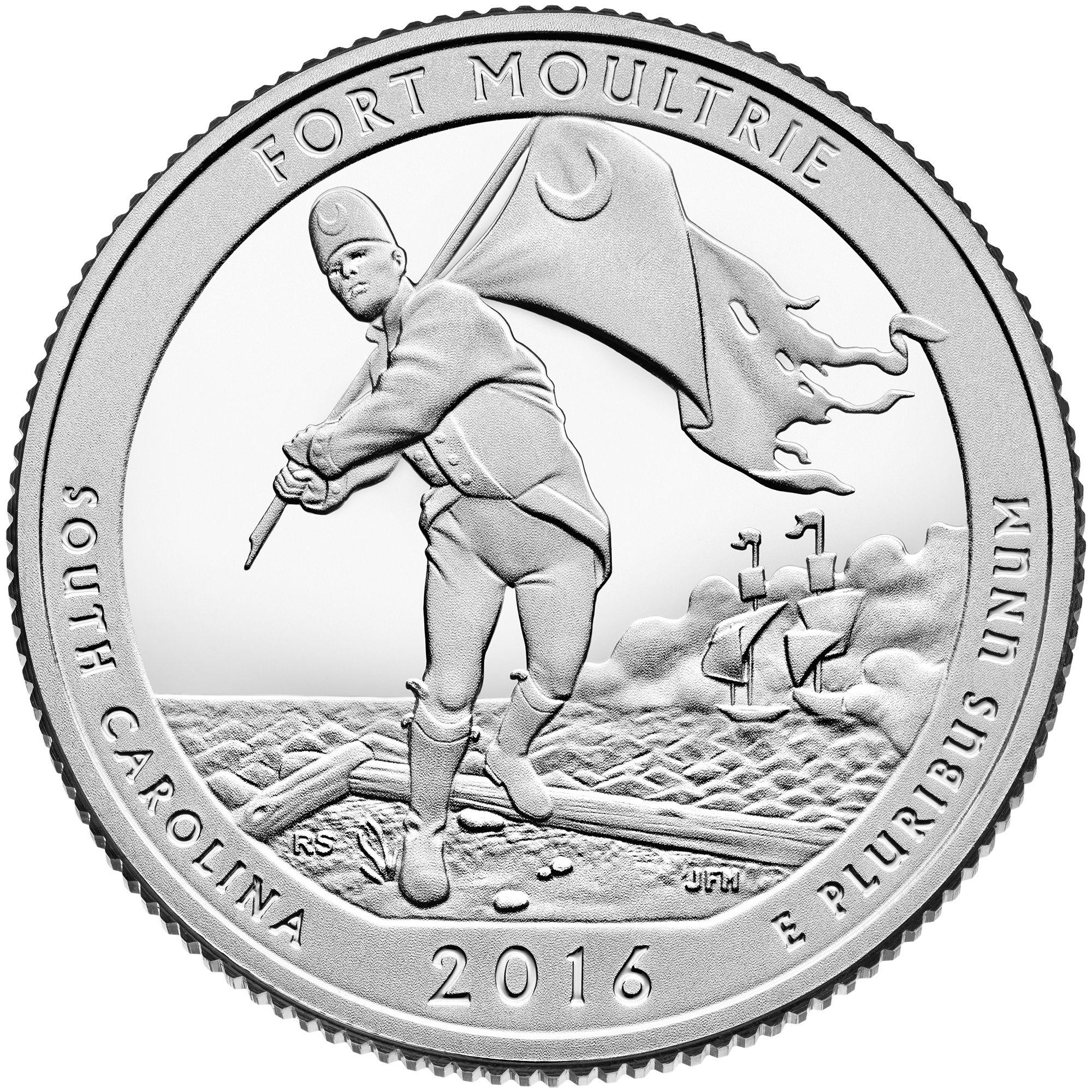 Fort Moultrie / Fort Sumter Quarter Reverse