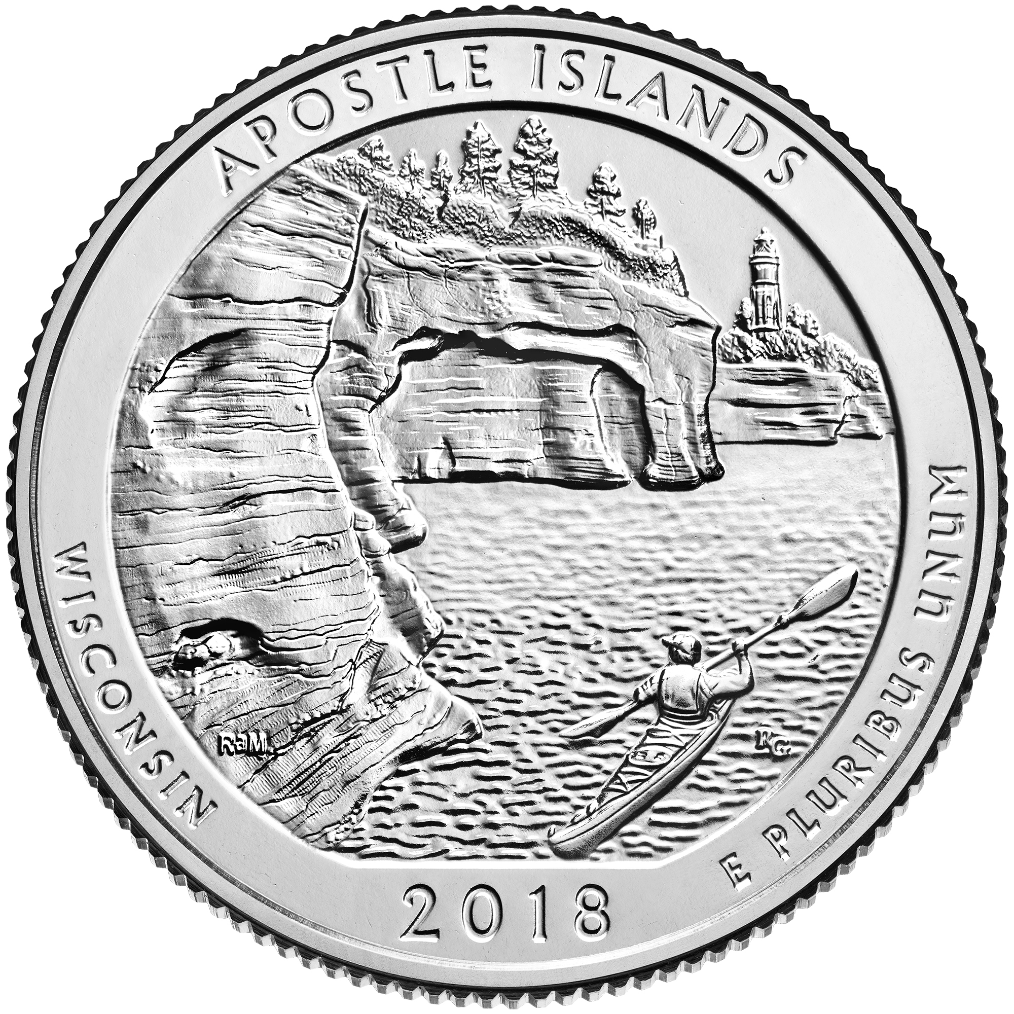 Apostle Islands National Lakeshore Quarter Reverse