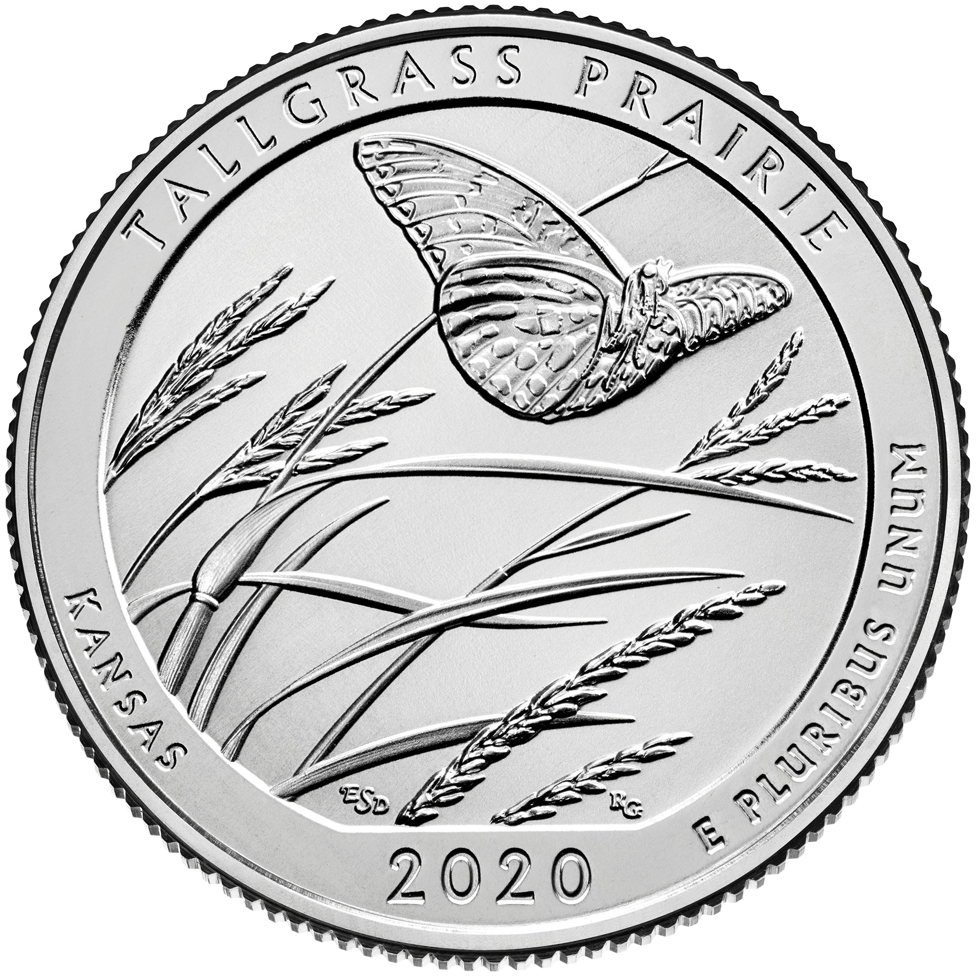 Tallgrass Prairie National Preserve Quarter Reverse