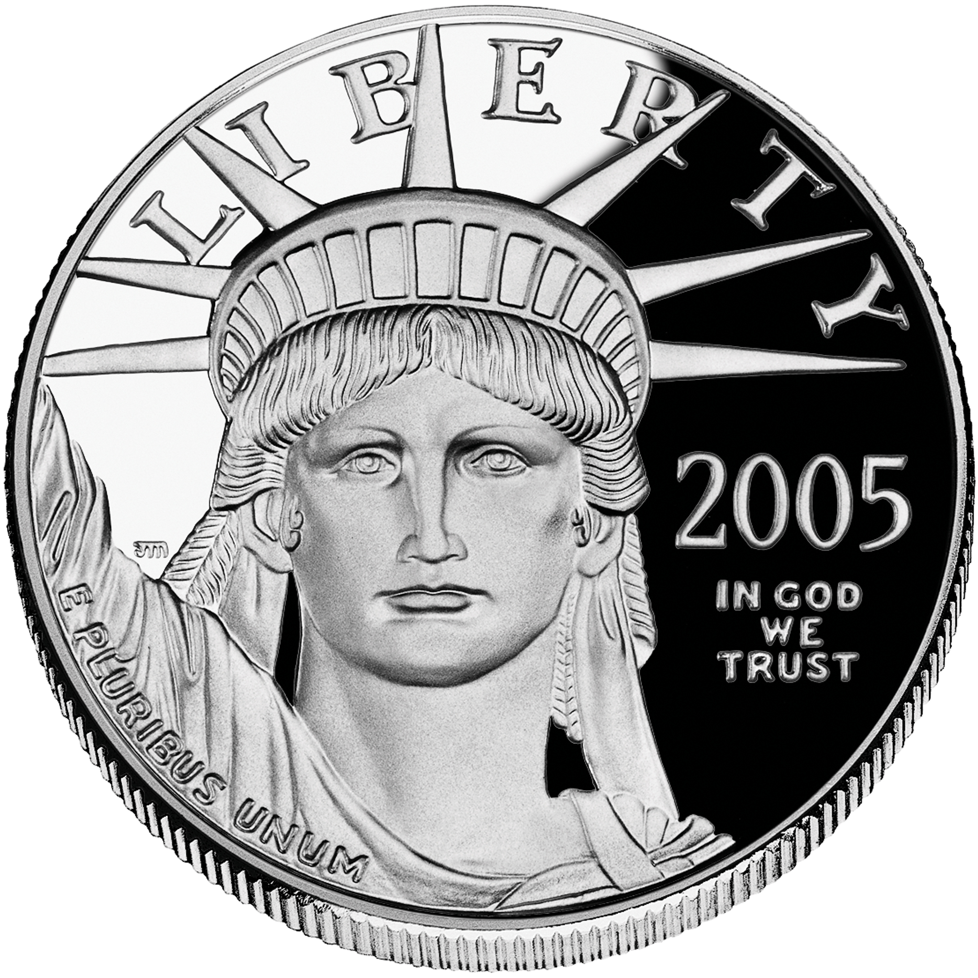 Platinum Proof Coin Reverse
