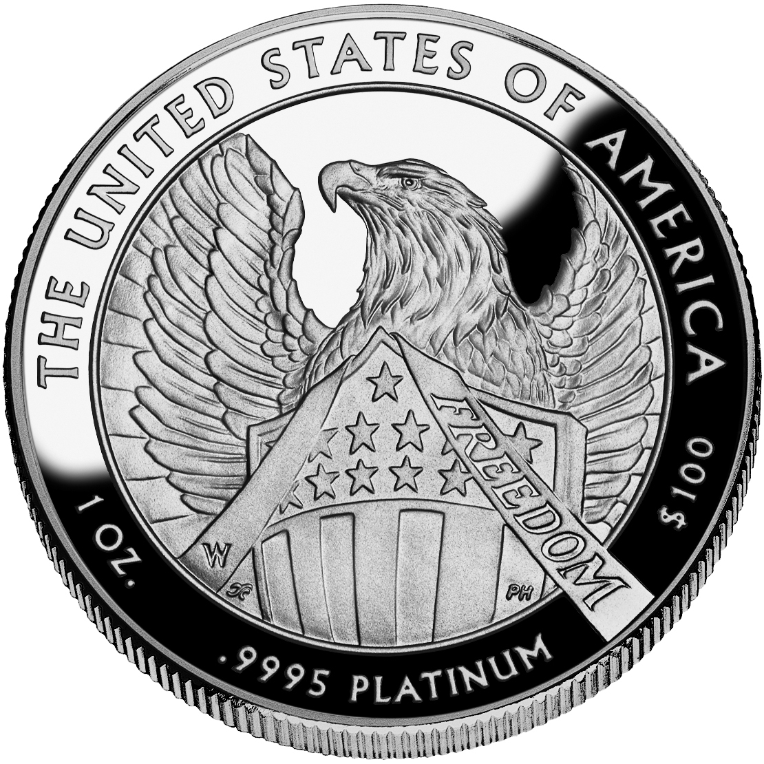 Platinum Proof Coin Reverse