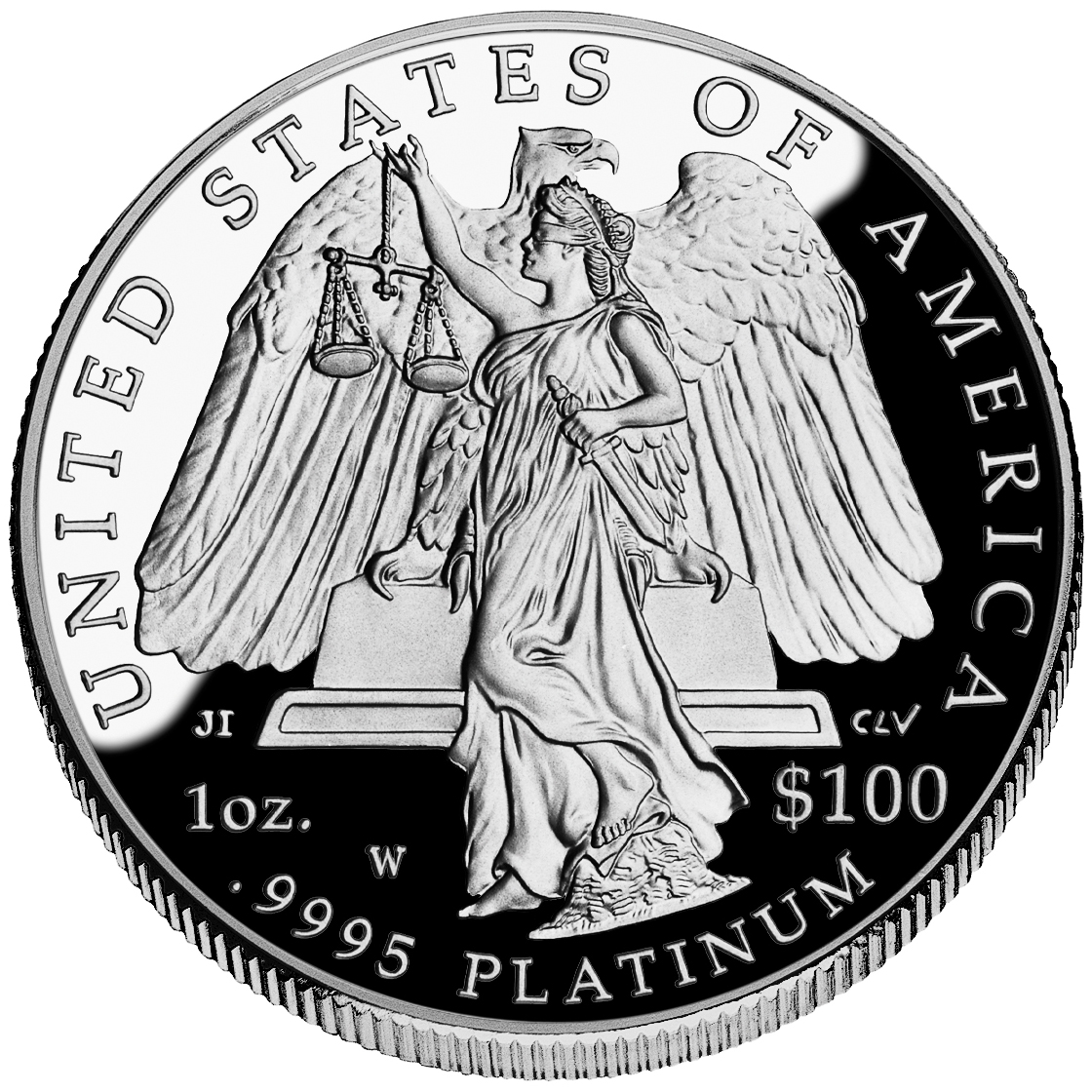 Platinum Proof Coin Reverse