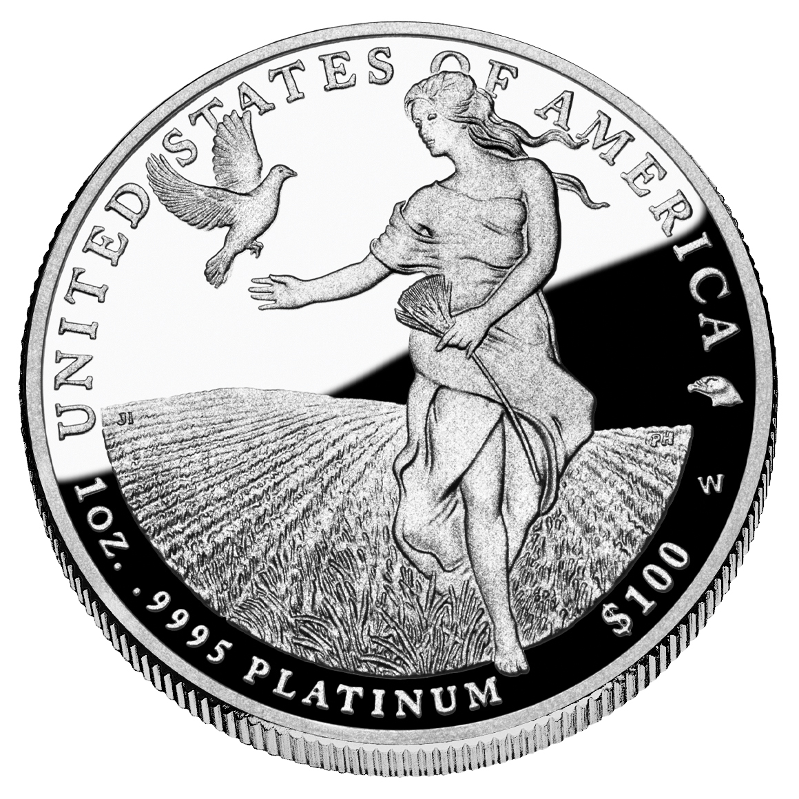 Platinum Proof Coin Reverse