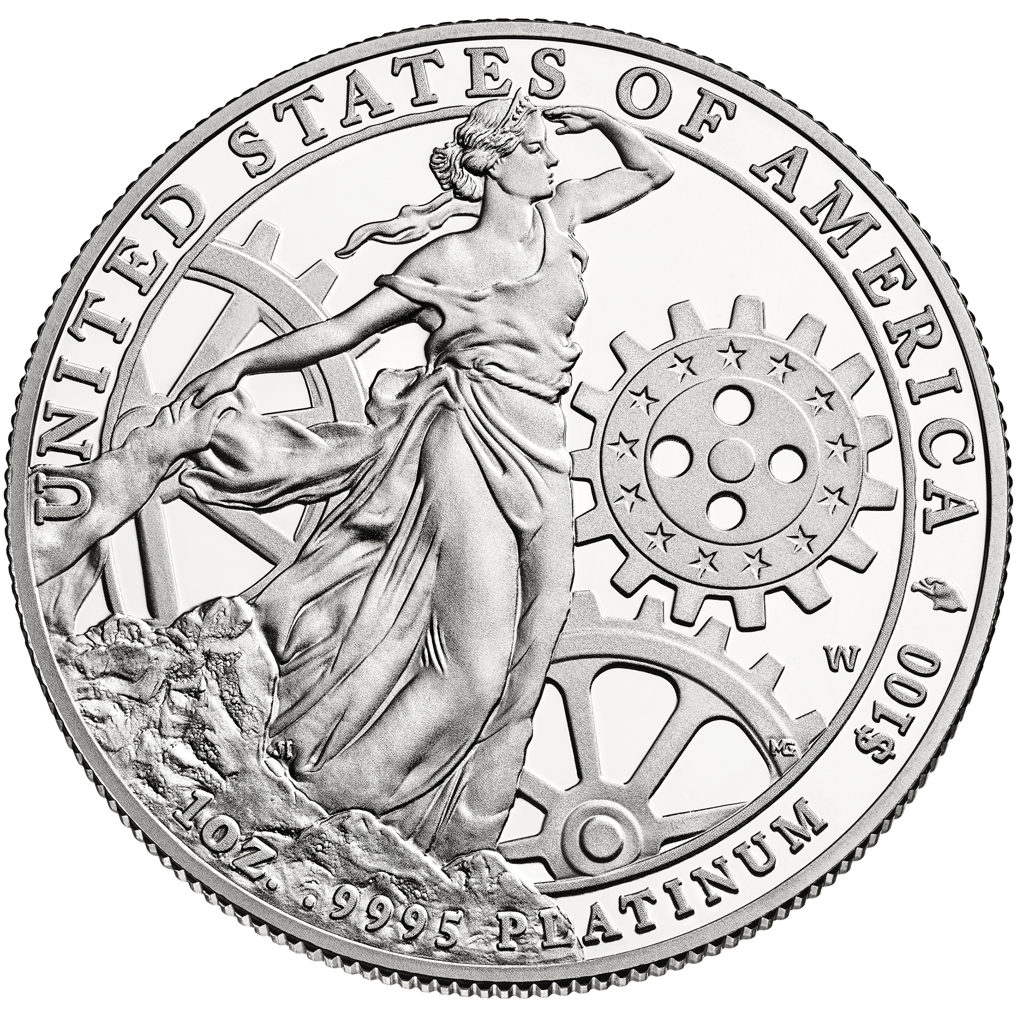 Platinum Proof Coin Reverse