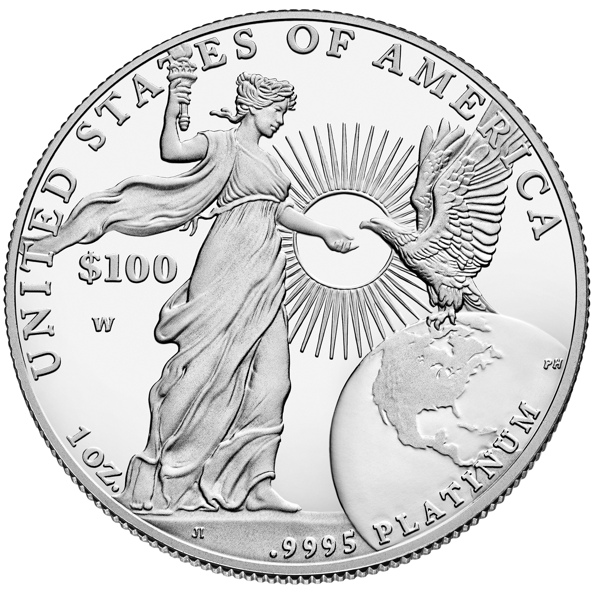 Platinum Proof Coin Reverse