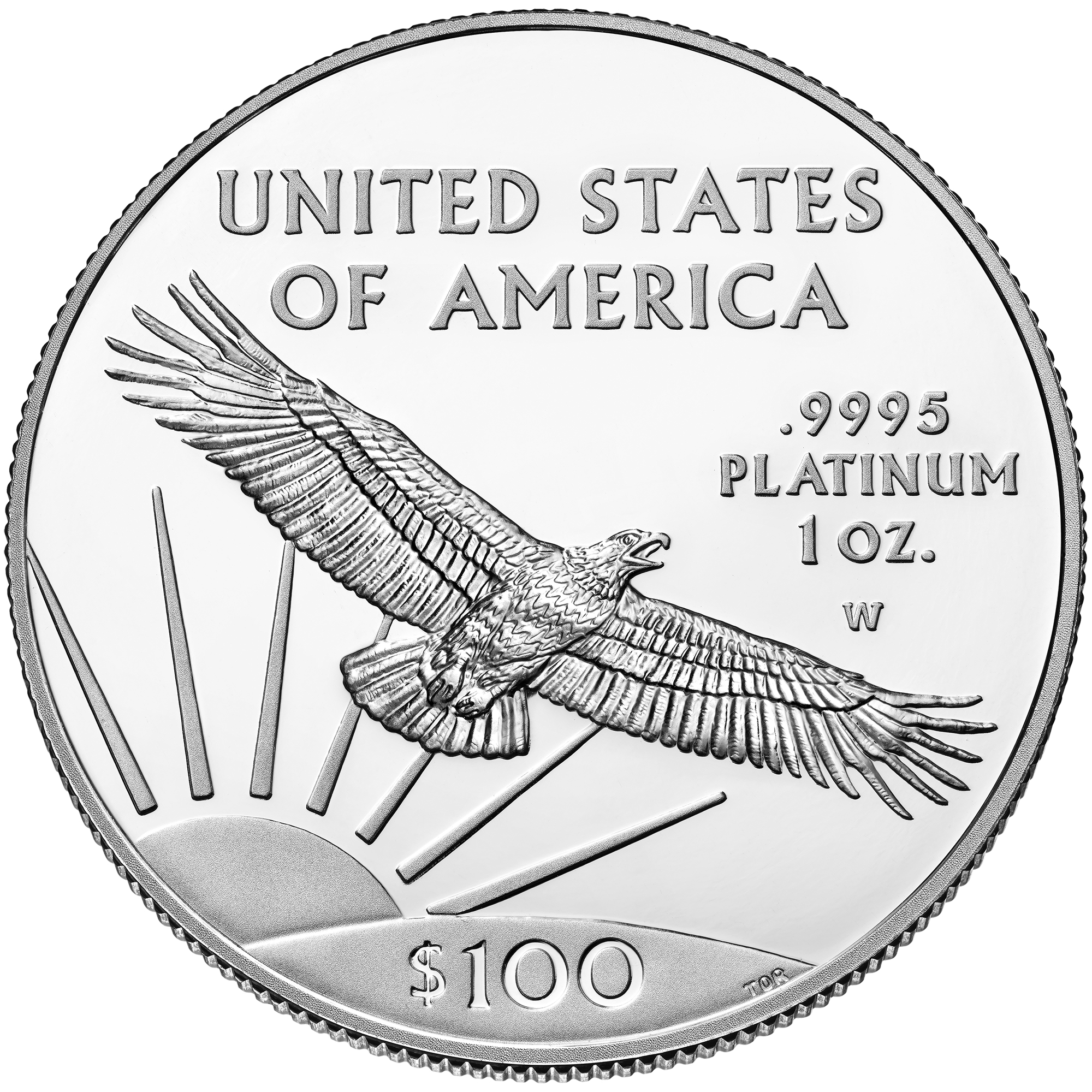 Platinum Proof Coin Reverse