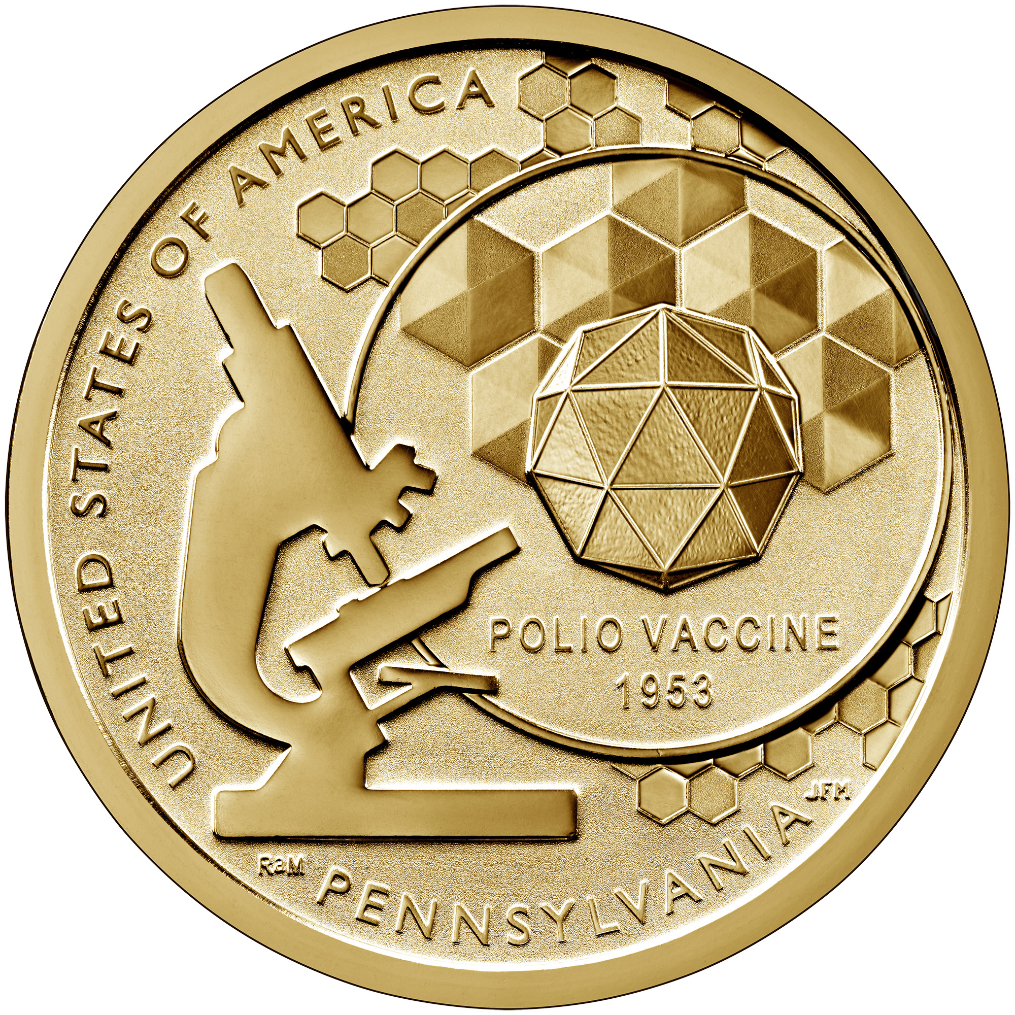 American Innovation $1 Coin - Pennsylvania Reverse