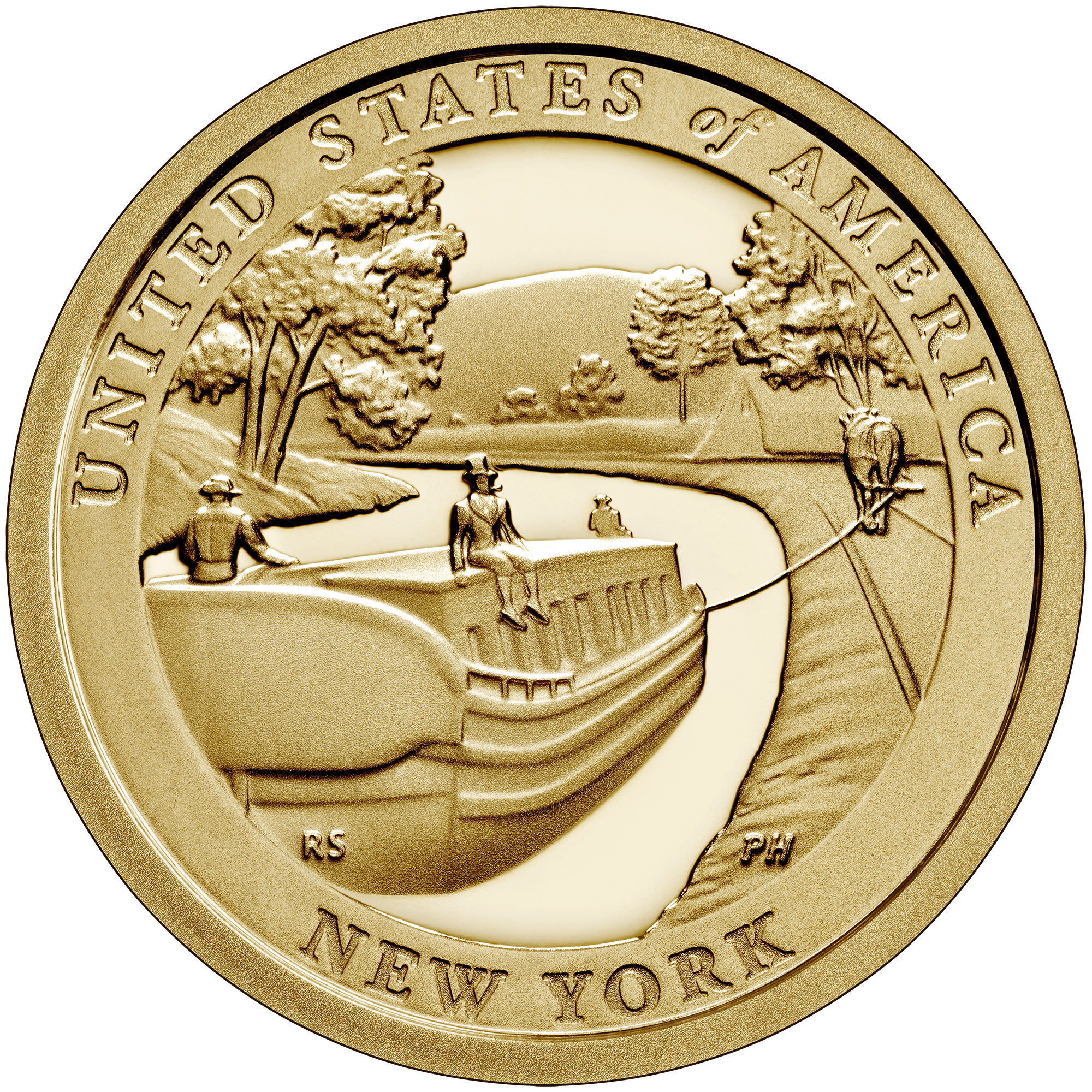 American Innovation $1 Coin - New York Reverse