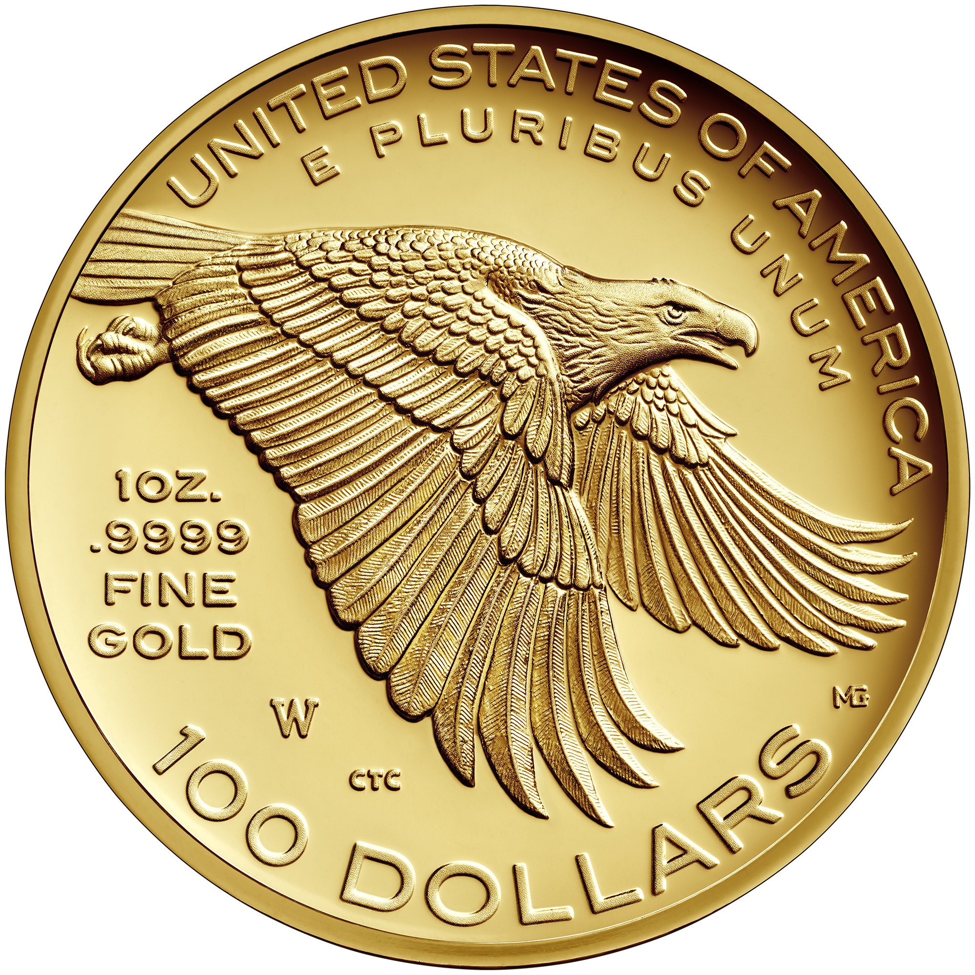 American Liberty Gold Coin Reverse