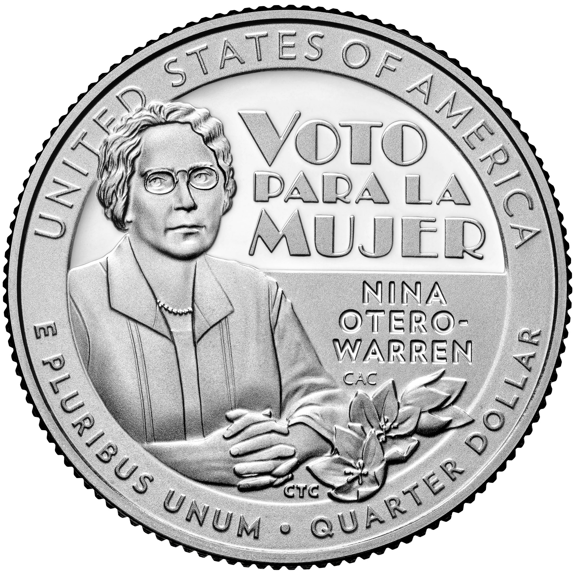 Nina Otero-Warren Quarter Reverse