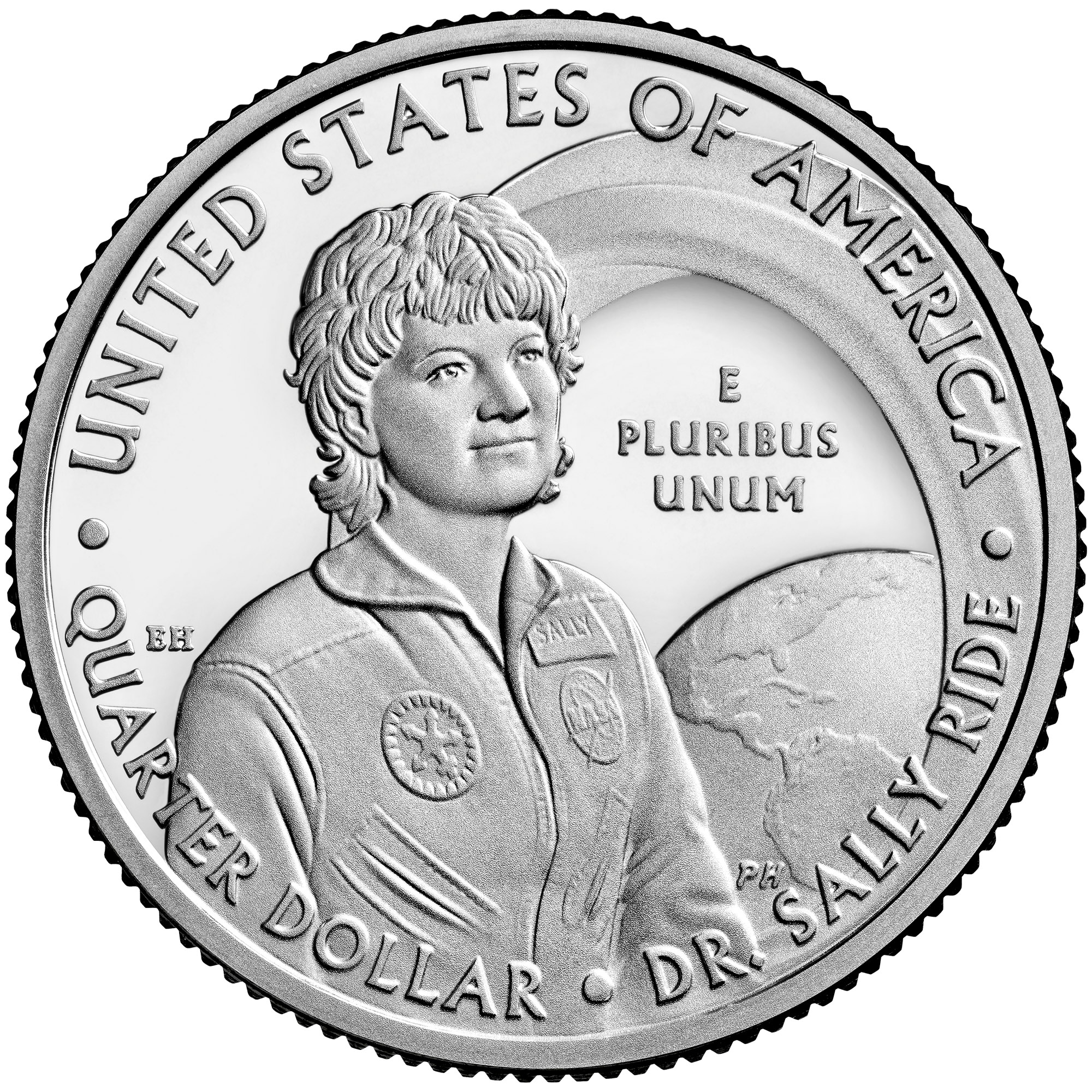 Sally Ride Quarter Reverse