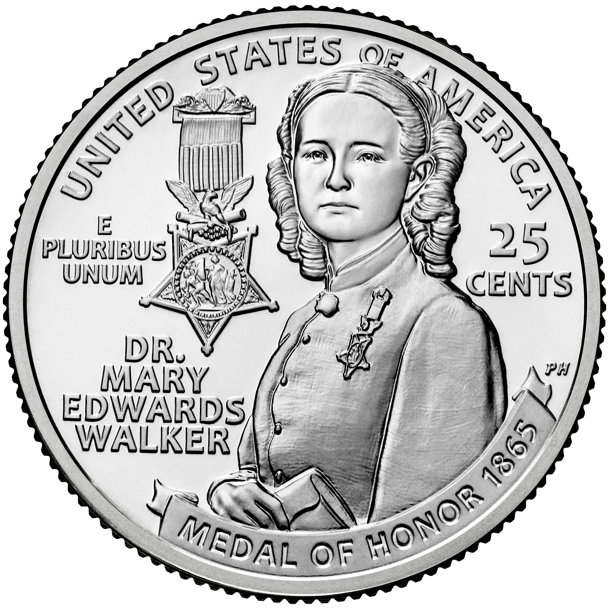 Dr. Mary Edwards Walker Quarter Reverse