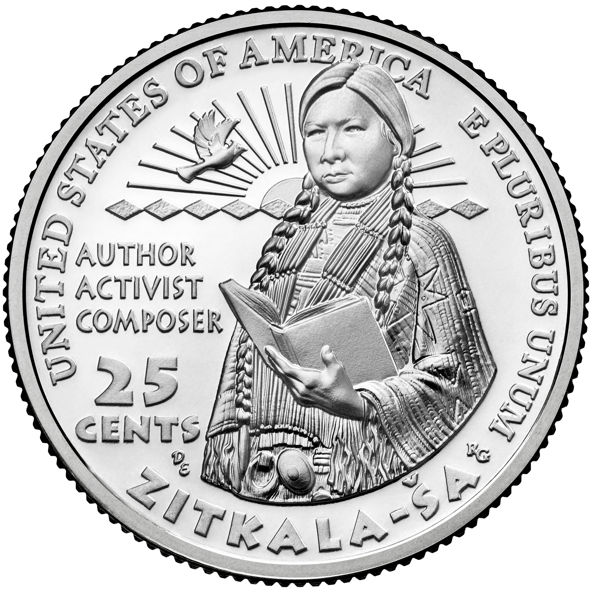 Zitkala-Ša Quarter Reverse
