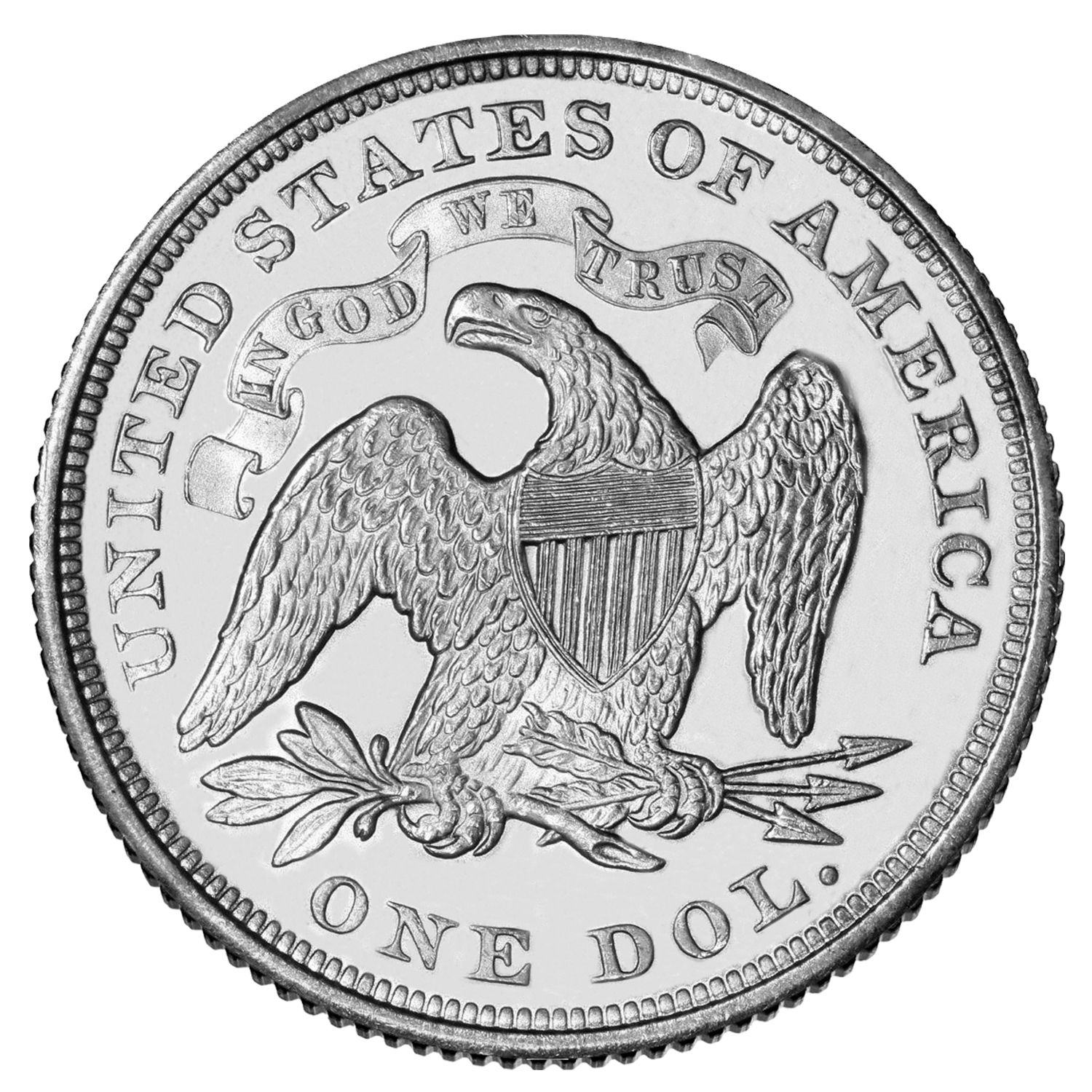 Seated Liberty Reverse