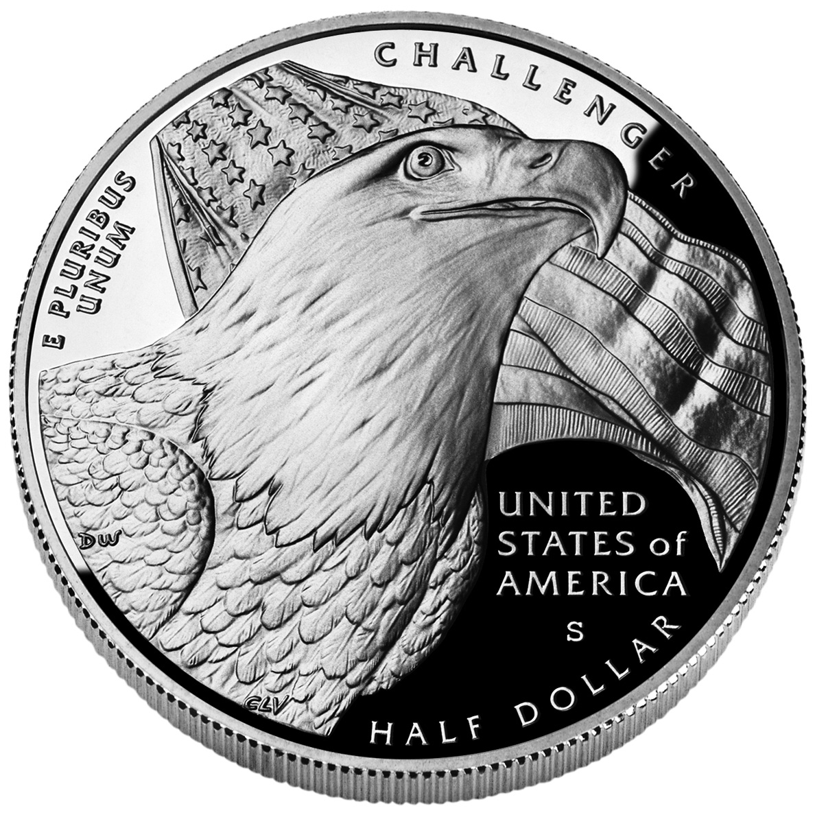 Bald Eagle Half Dollar Reverse