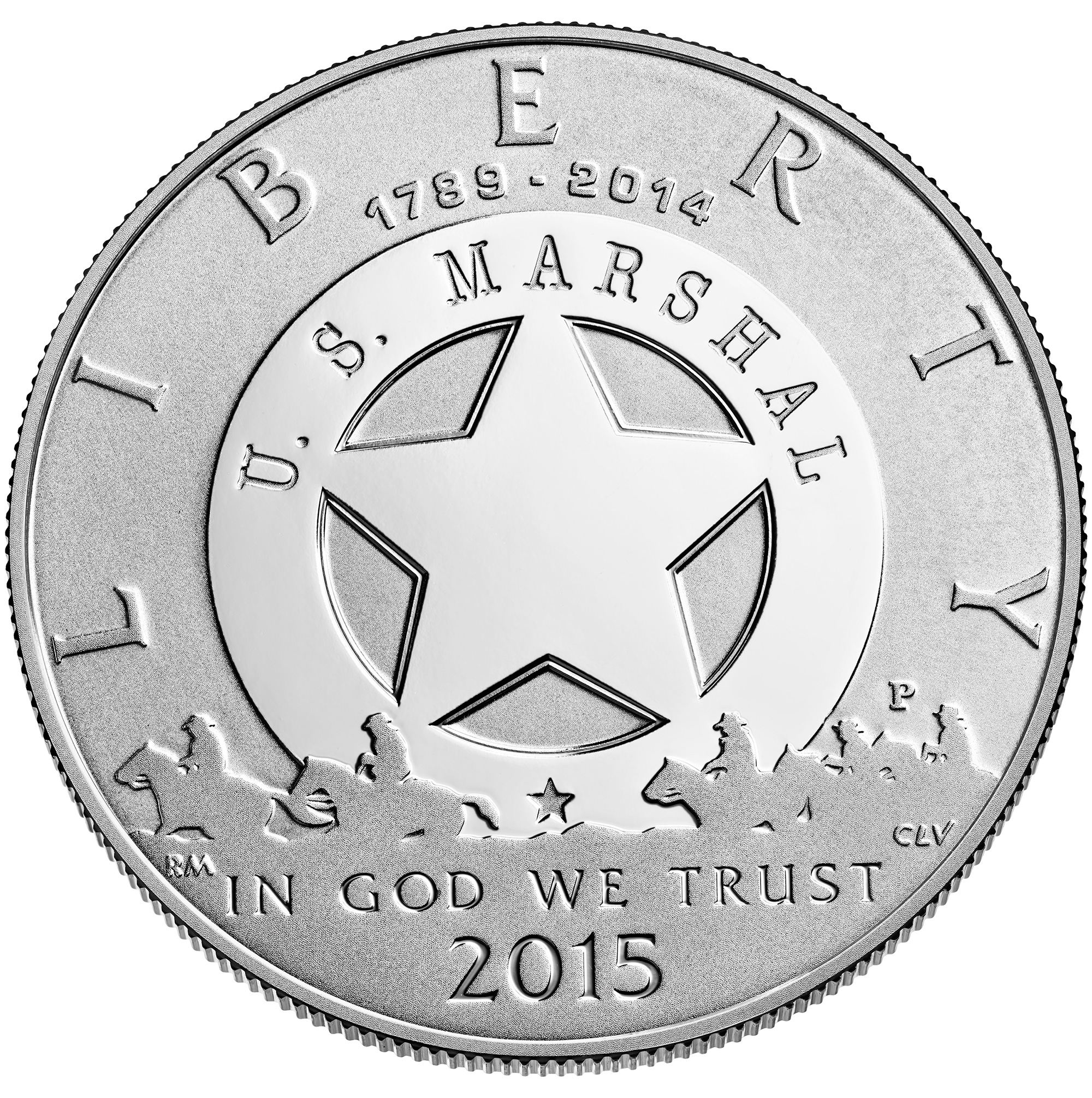 U.S. Marshals Silver Dollar Obverse