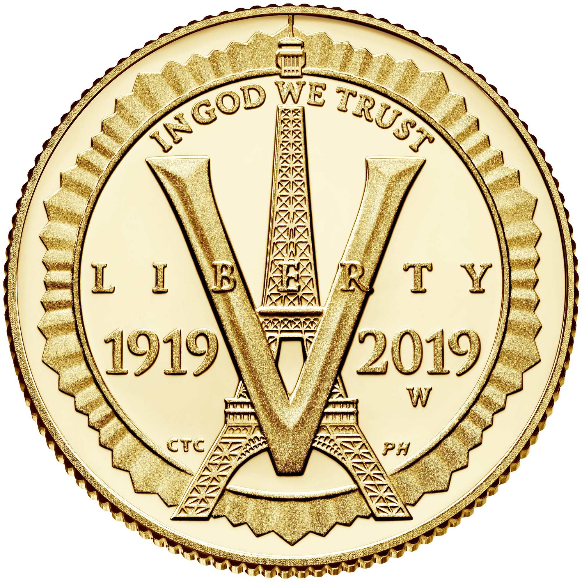 American Legion $5 Gold Coin Obverse