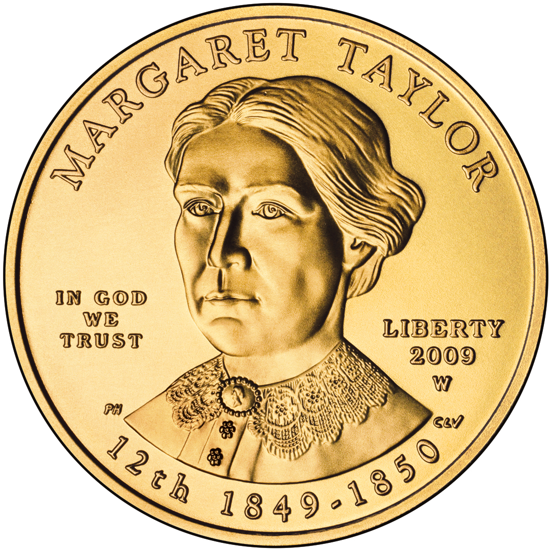 Margaret Taylor Gold Coin Obverse