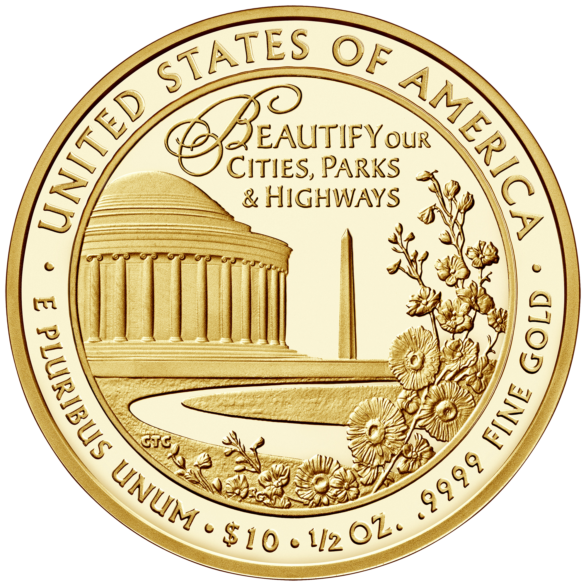 First Spouse Coin & Medal - Lady Bird Johnson Reverse