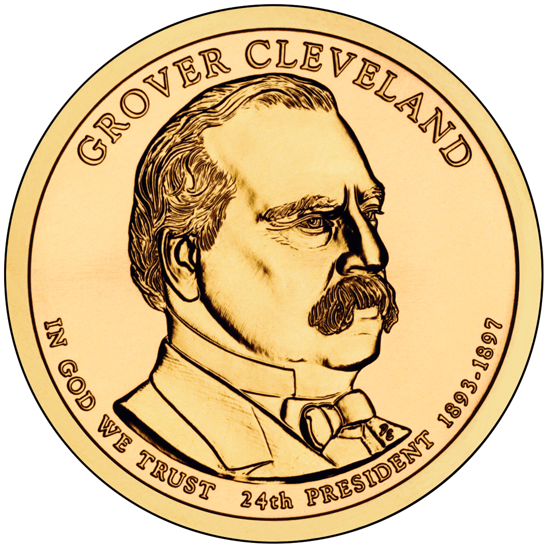 Grover Cleveland $1 Coin - Second Term Obverse