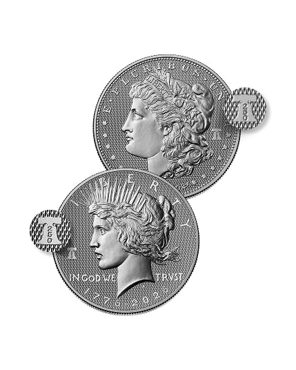 2026 Morgan and Peace Dollar Diamond Field Two-Coin Set