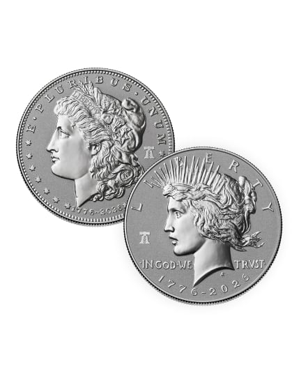 Morgan and Peace Dollar Reverse Proof Coins