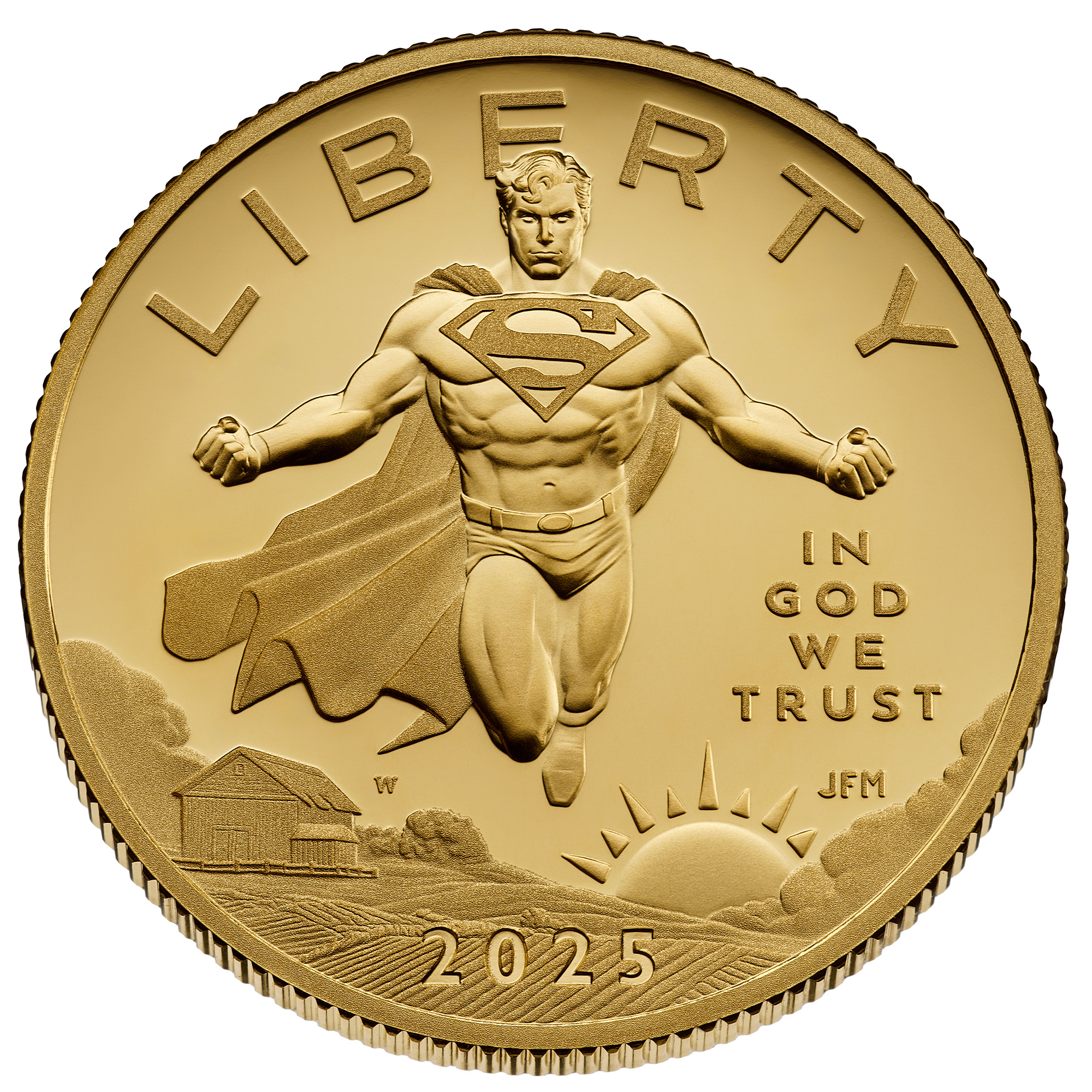 Superman Gold Coin Obverse