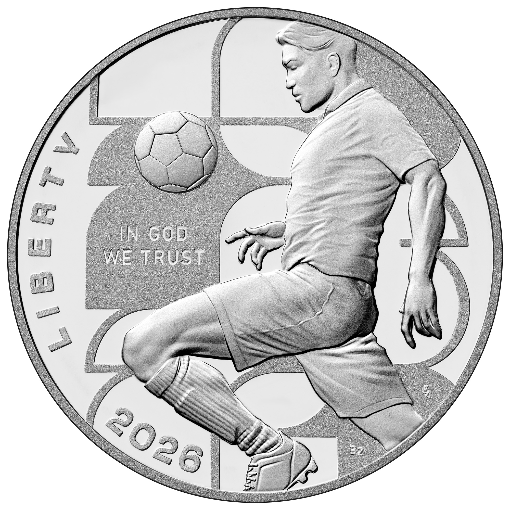 FIFA Silver Proof Obverse
