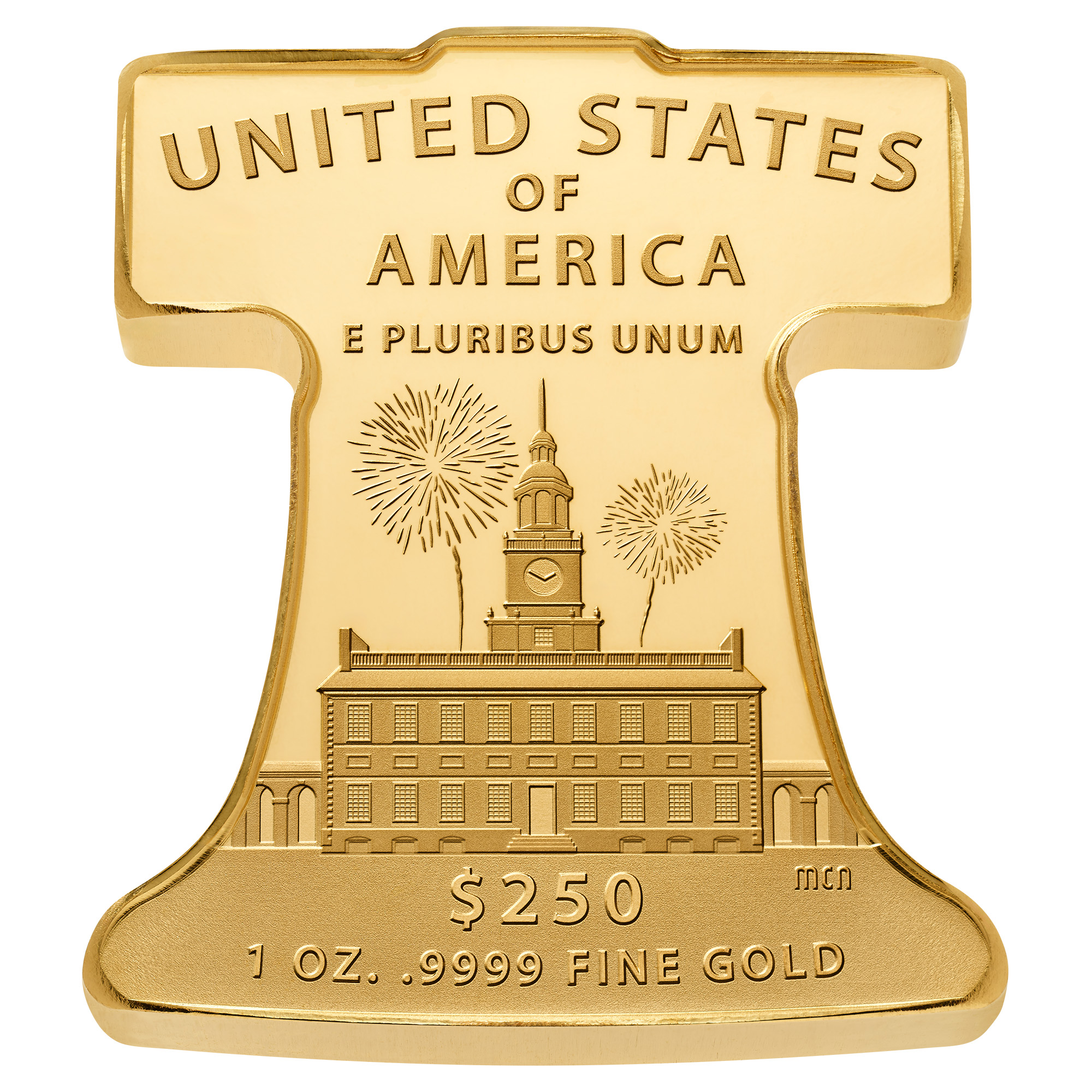 Freedom Ringing Liberty Bell Gold Coin - 1 Oz