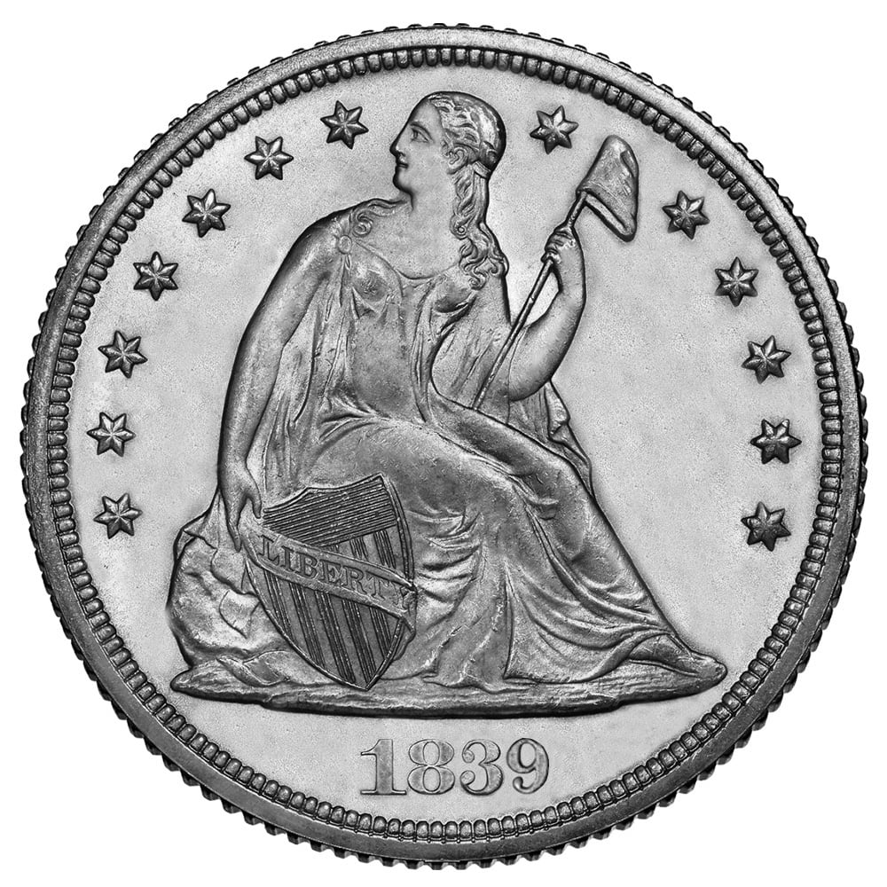 Seated Liberty Half Dollar Obverse