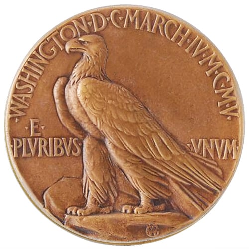 Saint-Gaudens' Roosevelt Inaugural Medal