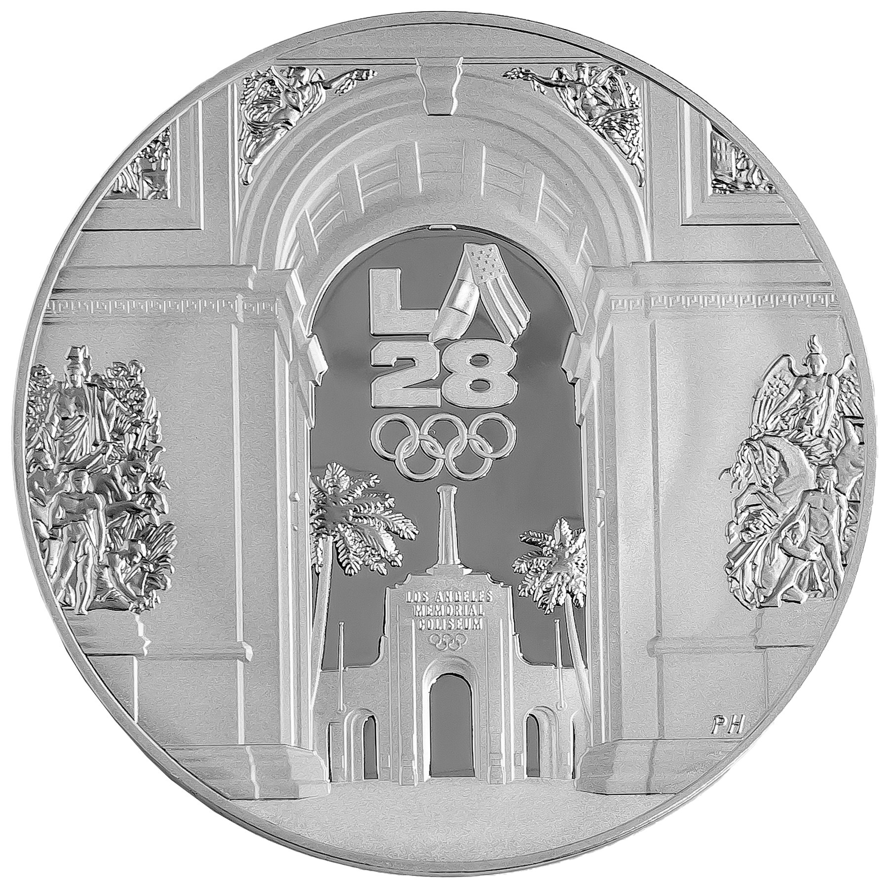 Olympic Handover Medal Reverse