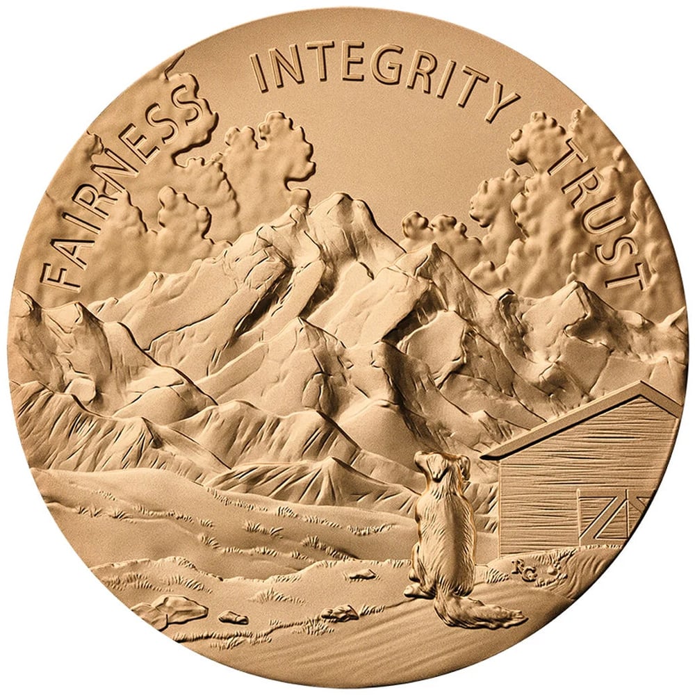 Ventris C. Gibson Bronze Medal Reverse