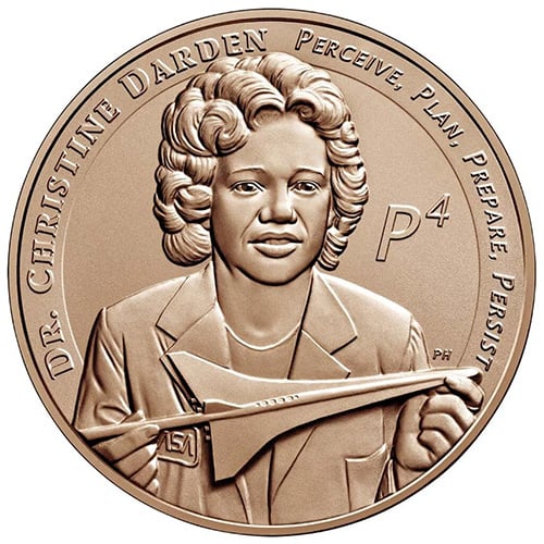 Dr. Christine Darden Bronze Medal Obverse