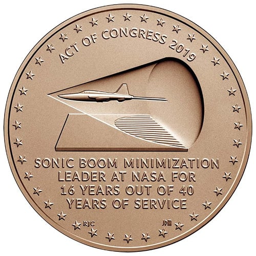 Dr. Christine Darden Bronze Medal Reverse